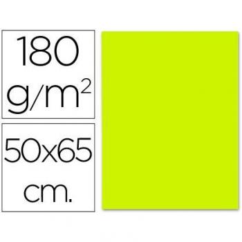 Cartulina liderpapel 50x65 cm verde pistacho 180 gr unidad