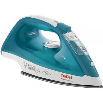 Tefal Easy Gliss FV1542E1 - Plancha de vapor 2100 W, golpe vapor 100 gr/min y vapor continuo de 25 gr/min con suela Ultragliss Diffusion cerámica con diseño muy ligero, fácil manejo