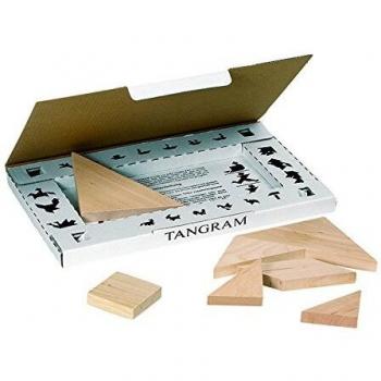 Tangram de Madera Goki - Juego Lógico de 7 Piezas