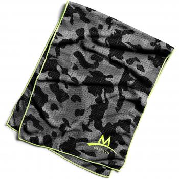 Mission Tech Knit Large Cooling Towel - Pack Boxer, Unisex, Verde -