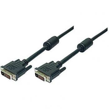 Cable DVI-D Macho-Macho 3m Dual Link con Ferrita - Alta Calidad
