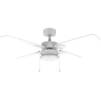 Ventilador de Techo con Luz Cecotec EnergySilence Aero 450 FullWhite 50W, 42”, 3 Velocidades, 4 Aspas Reversibles y Modo Invierno-Verano