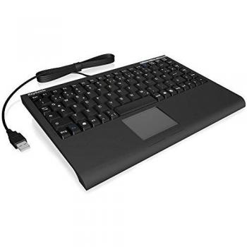 KeySonic ACK-540U+ USB QWERTY Inglés del Reino Unido Negro - Teclado