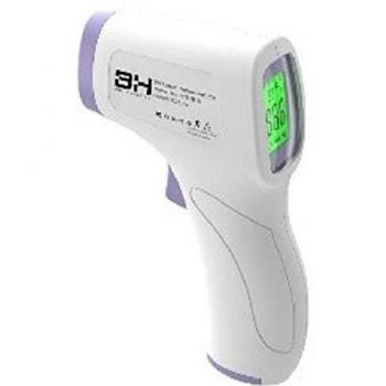Interbox HZK-801 - Termómetro Portátil Non-Touch, 32 Mediciones en 1 Grupo, LCD y Medición Rápida, Color Blanco, Único