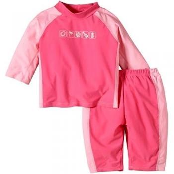 Iplay - Bañador para niña rosa de 82% Nylon 18% licra, talla: 74cm