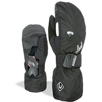 Level Handschuh - Guantes de Snowboard para Mujer, tamaño 6, Color 01 Negro