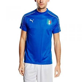 PUMA FIGC Home Rep Camiseta, Hombre, Azul, XL