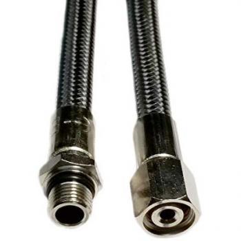 Metalsub Latiguillo Regulador Flex Macho Rosca 1/2'' UNF 213 cm (84 Inch) Carbono
