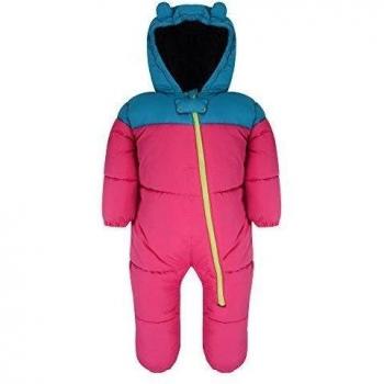 Dare 2b Bebés Bugaloo II Mono de nieve - Eléctrico Rosa, 12 - 18 Meses
