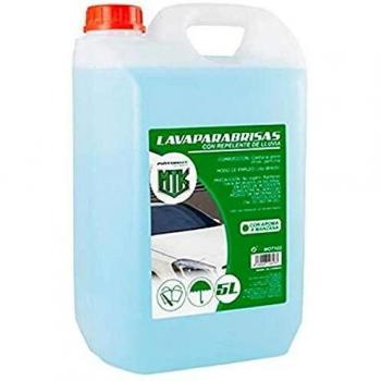 Motorkit MOT102 Lavaparabrisas con Repelente 5% manzana-2 grados Verano, 5 litros