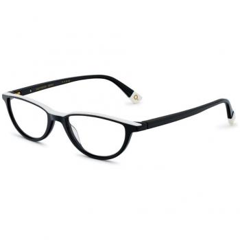 Etnia Barcelona Half Moon BKWH Gafas Recetadas para Mujer Negras con armazón negro y lentes recetados de tamaño 51