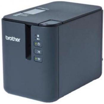 Brother PT-P950NW Professional Electronic Label Printer with USB, Serial, and WiFi Connectivity - LCD Screen - 60mm/s Print Speed - Grey Color - Thermal Transfer Technology - 360 x 360 DPI Resolution