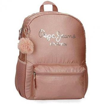 Mochila Pepe Jeans Celia Adaptable, Rosa, 30x40x13 cms