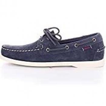 Sebago Men's Blue Navy Suede Docksides Boat Shoes
