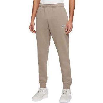 Nike Men's Club Fleece Joggers - Khaki/Beige, Size XS