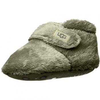 UGG® Infants' Bixbee Grey Terry Cloth Booties, Size 12-18 Months