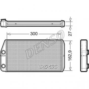 Calefactor DENSO DRR01002 - Intercambiador de calor, calefacción interior