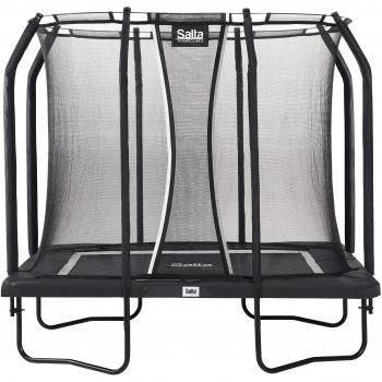 Trampolín Rectangular Salta Premium Black Edition 214x305cm con Red de Seguridad