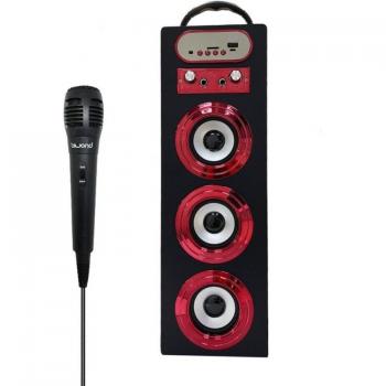 Karaoke altavoz portátil Biwond Joybox TriSound Negro + Micrófono