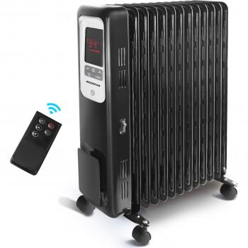 Radiador de Aceite Bajo Consumo 2500W con Pantalla LED y Mando a Distancia - 13 Elementos