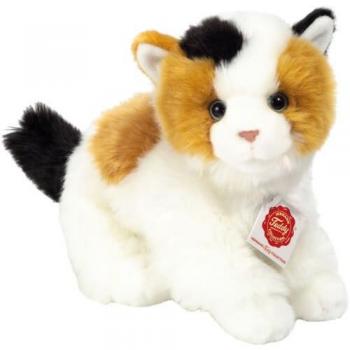 Teddy Hermann Gato de la Suerte de Peluche 24 cm, hecho con materiales reciclados