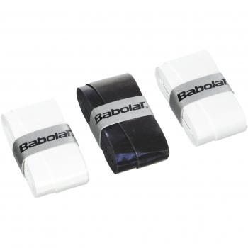 Babolat My Overgrip X3 Accesorio Raqueta de Tenis, Unisex Adulto, Negro/Blanco, Talla Única