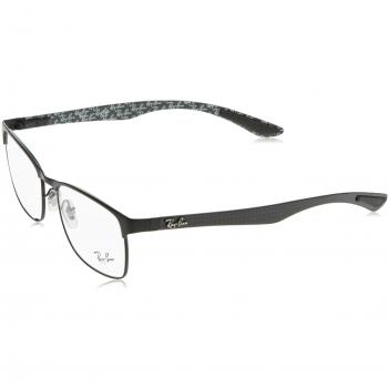 Ray-Ban 0Rx8416, Monturas de Gafas para Hombre, Matte Black, 55