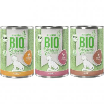 Zooplus Bio Pack de prueba para gatos - 3 variedades Bio