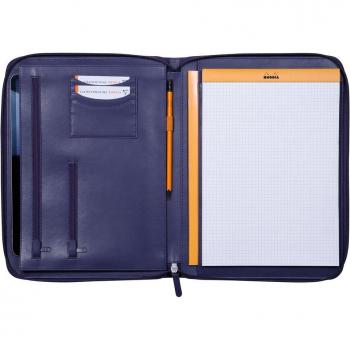 Cartera con cremallera - Conferencia - Rhodia 168120C - Grande - 25,5x34