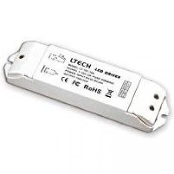 Dimmer LED de 1 canal Velleman con control de intensidad, compatible con luces LED, instalación fácil, tamaño compacto y diseño moderno