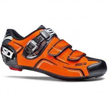 Sidi niveles – Zapatos de ciclista Naranja/Negro, unisex, 47