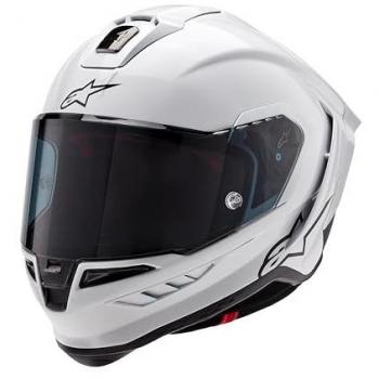 Alpinestars Supertech R10 Solid Carbon Helmet - Matte/Glossy Black 2XL