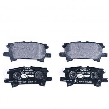 Juego de pastillas de freno HELLA 8DB 355 010-621 para Lexus RX y Toyota Highlander, sin preparación para indicador de desgaste, incluye cuatro pastillas