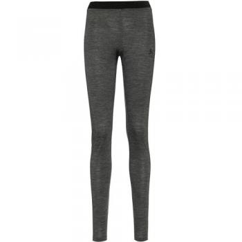 Mallas largas Odlo Performance Wool 150 para mujer - Lila oscuro/Negro