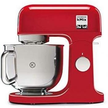 Kenwood KMX750AR amasadora planetaria Kitchen Machine kMix, Robot de cocina Mixer, 1000 W, 5 litros, acero, plástico, rojo