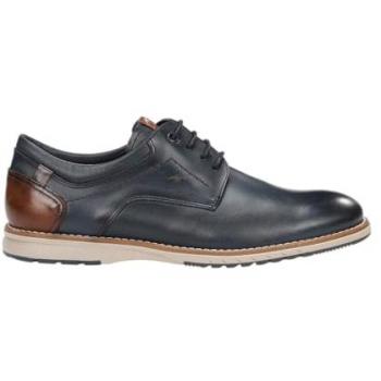 Zapatos Deportivos Fluchos para Hombre en Piel Azul Oceano Talla 41