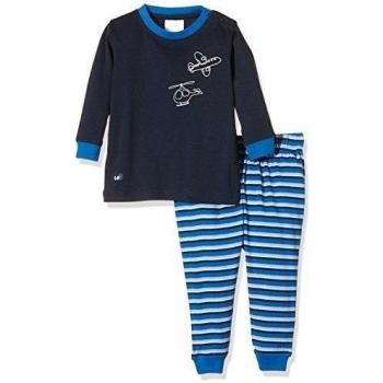 Twins 1 340 66 - Pijama Bebé-Niñas, Azul