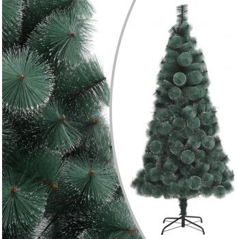 Árbol de Navidad artificial con soporte verde PET 120 cm