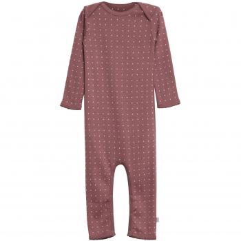Wheat Spieler Slim Frill Mit Schlupfkragen Aus Organic Cotton, Mono para Bebés, Violett