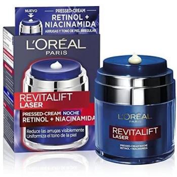 L'Oréal Paris Revitalift Laser Night Pressed Cream 50mL (Night Cream with Retinol and Niacinamide)