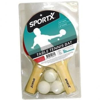 SPORTX Net - Kit de ping pong, color multicolor