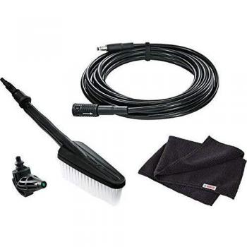 Set de Limpieza para Lavado de Coches BOSCH F016800572 (incluye cepillo de lavado, boquilla de 90°, manguera de 6 m y paño de microfibra para pulir)