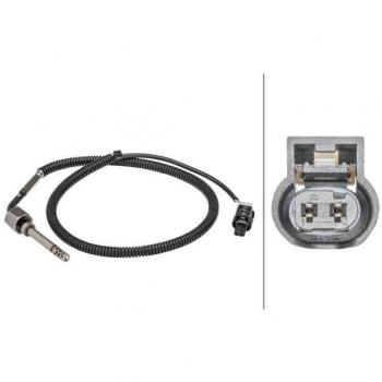 Sensor de temperatura de gases de escape HELLA 6PT 358 181-411