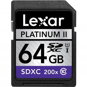 Lexar Premium 200X SDXC - Tarjeta de memoria de 64 GB