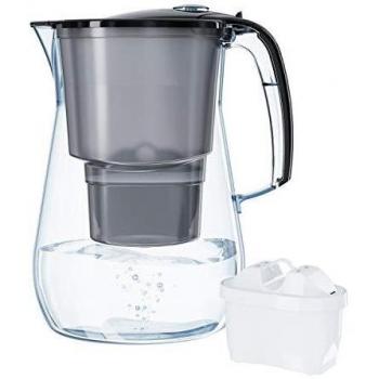 Jarra Filtrante Aquaphor Onyx 4,2L con Filtro MAXFOR+ - Diseño Estiloso, Reduce Cal y Cloro, Ideal para Familias
