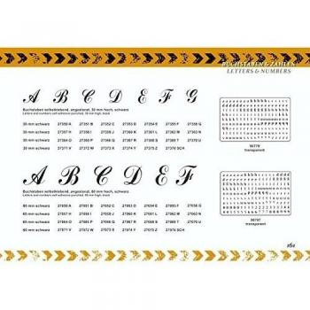 Metal number 0 selfsticking 100 x 60 mm