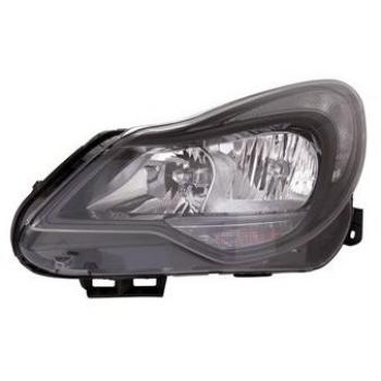 Faro Delantero VAN WEZEL 3709961V para OPEL Corsa D, Izquierdo, H7 y H1, Amarillo para Circulación a la Derecha
