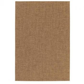 Alfombra interior/exterior efecto yute color caramelo, Oliver, 160x230 cm, estabilizada UV