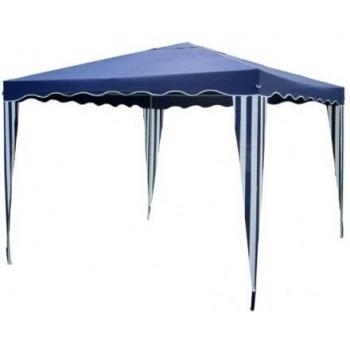 Gazebo Hierro/Poliester Azul 300 x 300 cm