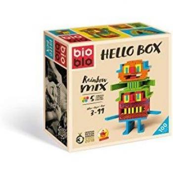 Bioblo - Caja de Saludo Rainbow Mix con 100 Piezas